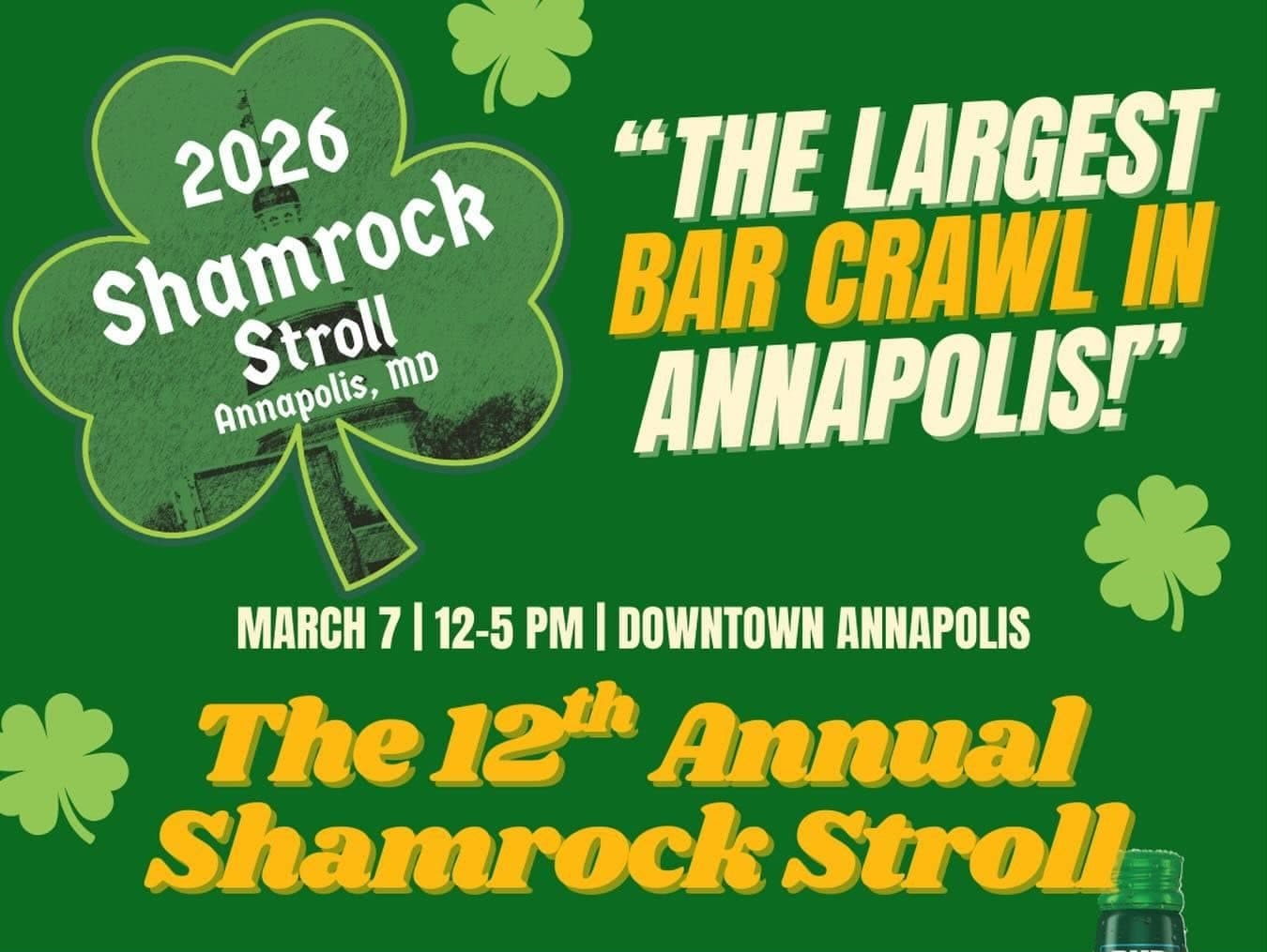 Put on Your Best Green Attire: 12th Annual Shamrock Stroll Annapolis is Here!